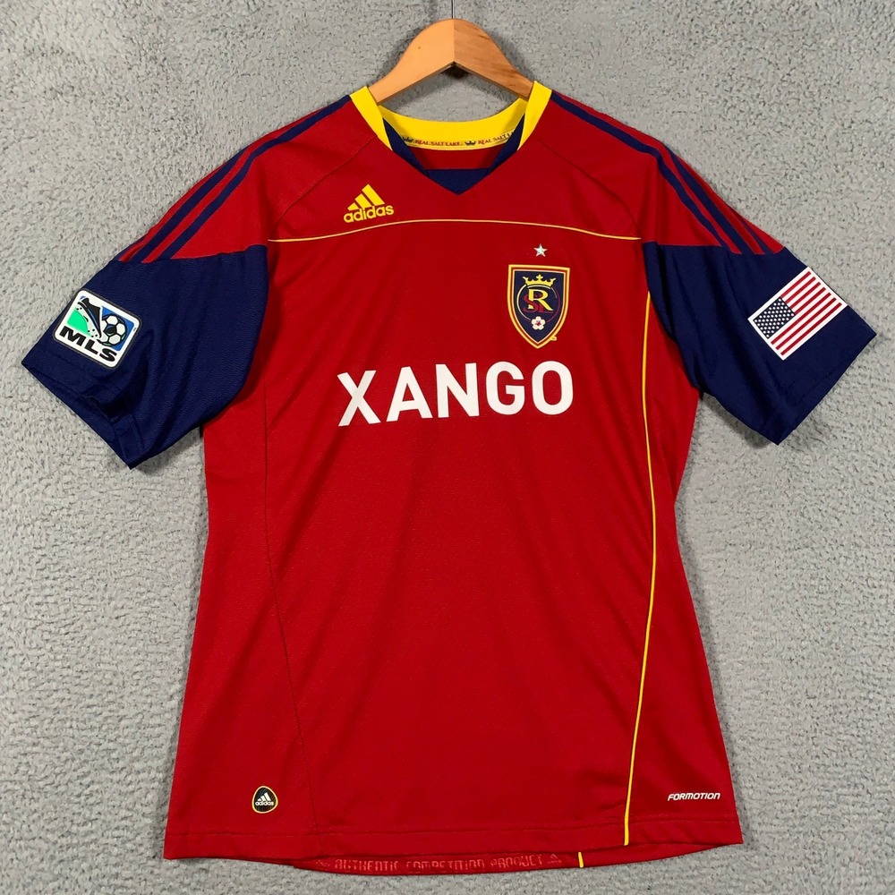 Adidas Real Salt Lake Jersey Men's Large L Red Soccer McKenzie 30 MLS RSL